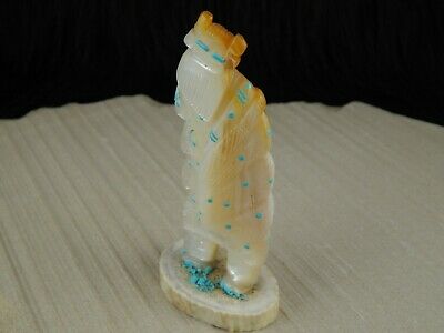 Medicine Man Zuni Fetish Carving - Caroline Peina - High Lonesome Trading