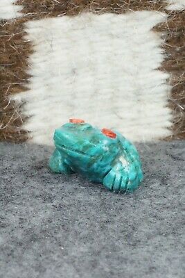 Frog Zuni Fetish Carving - Reynold Lunasee