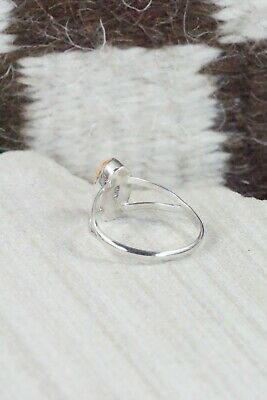 Spiny Oyster & Sterling Silver Ring - Robert Martinez - Size 8.5