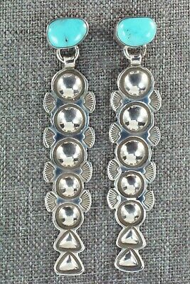 Turquoise & Sterling Silver Earrings - Alex Sanchez