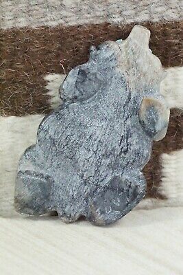 Badger Zuni Fetish Carving - Derrick Kaamasee - High Lonesome Trading