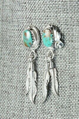 Turquoise & Sterling Silver Earrings - Rita Largo