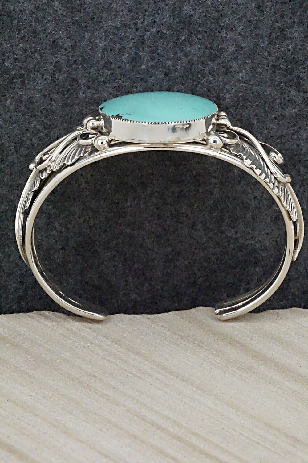 Turquoise & Sterling Silver Bracelet - Gilbert Smith