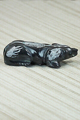 Badger Zuni Fetish Carving - Adrian Cachini