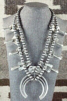 Spiny Oyster & Sterling Silver Squash Blossom Set - Raymond Delgarito