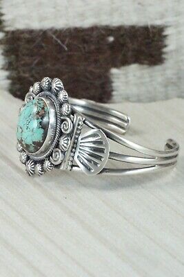 Navajo Turquoise & Sterling Silver Bracelet - Leon Martinez