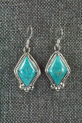 Navajo Turquoise & Sterling Silver Earrings - Sharon McCarthy