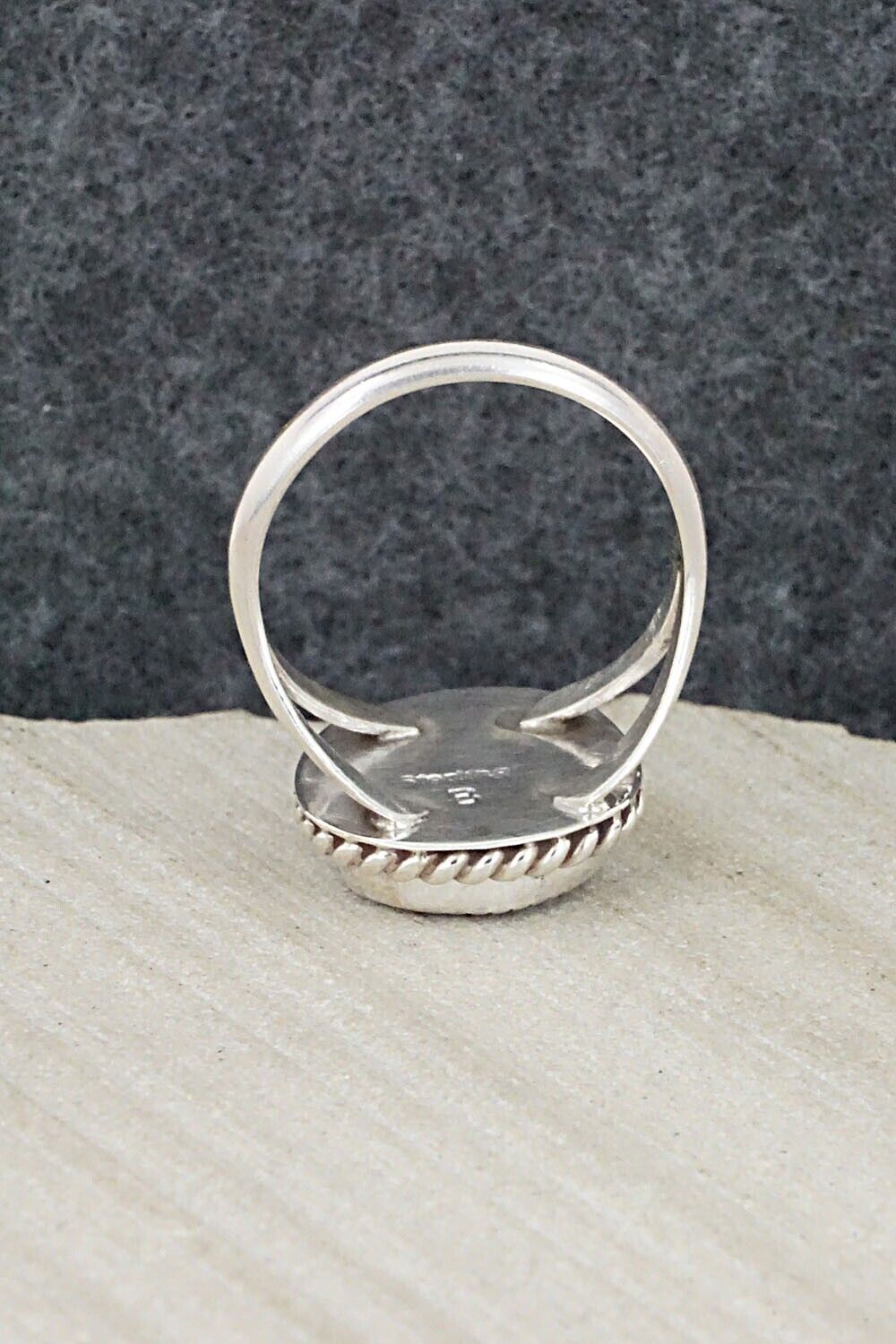 Turquoise & Sterling Silver Ring - Benjamin Martinez - Size 9.25
