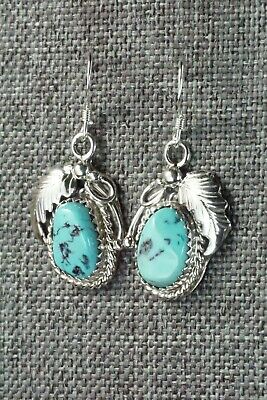 Turquoise & Sterling Silver Earrings - Roberta Begay