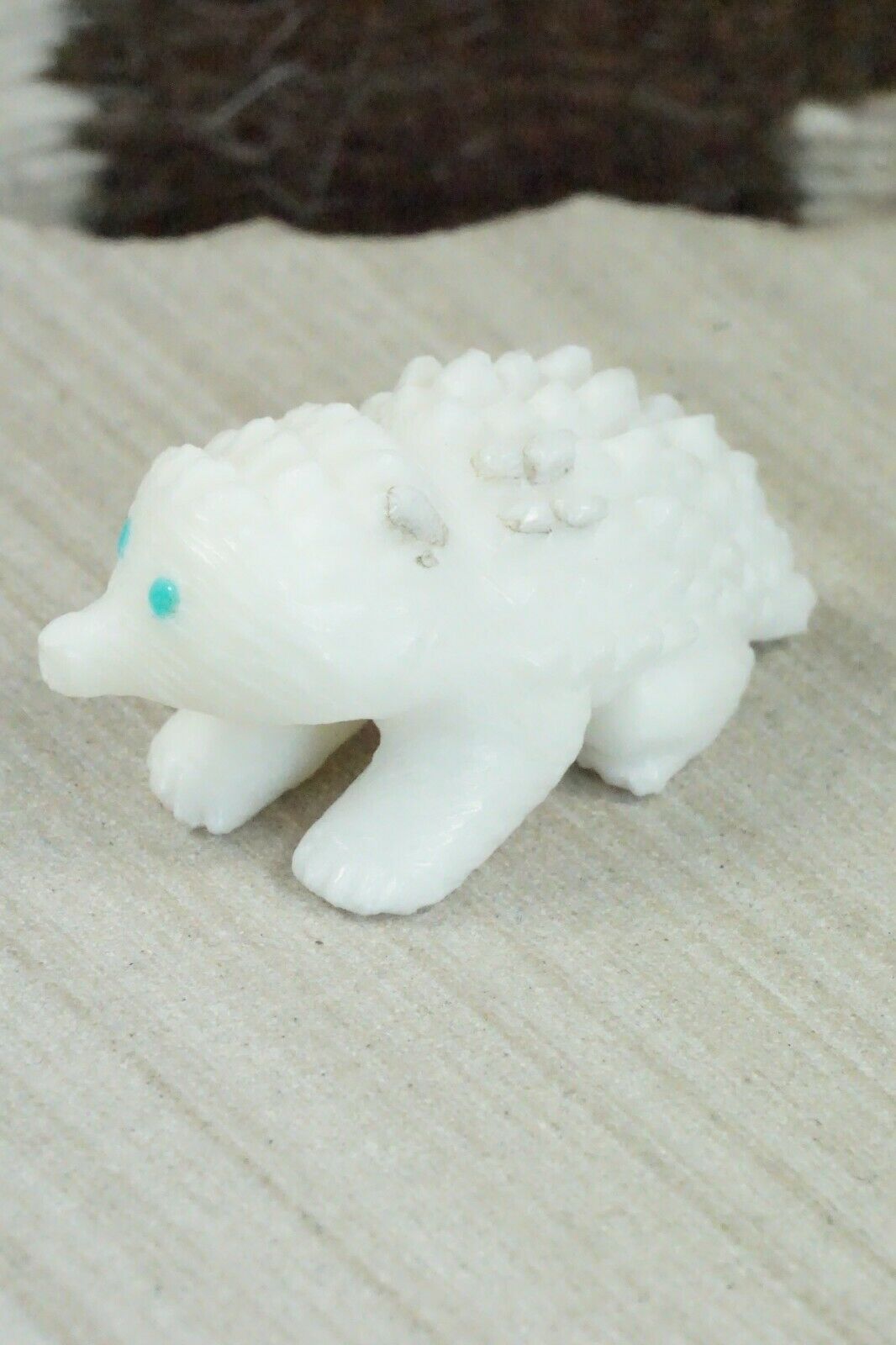 Porcupine Zuni Fetish Carving - Jonas Hustito