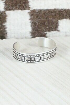 Navajo Sterling Silver Bracelet - Bruce Morgan
