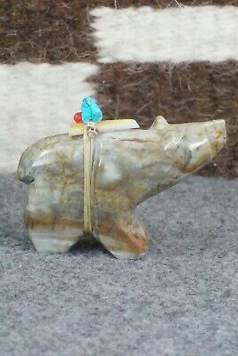 Bear Zuni Fetish Carving - Stewart Alanzo