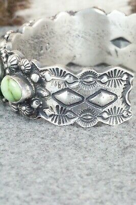 Turquoise & Sterling Silver Bracelet - Shawn Cayatineto