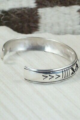 Navajo Sterling Silver Bracelet - Richard Singer