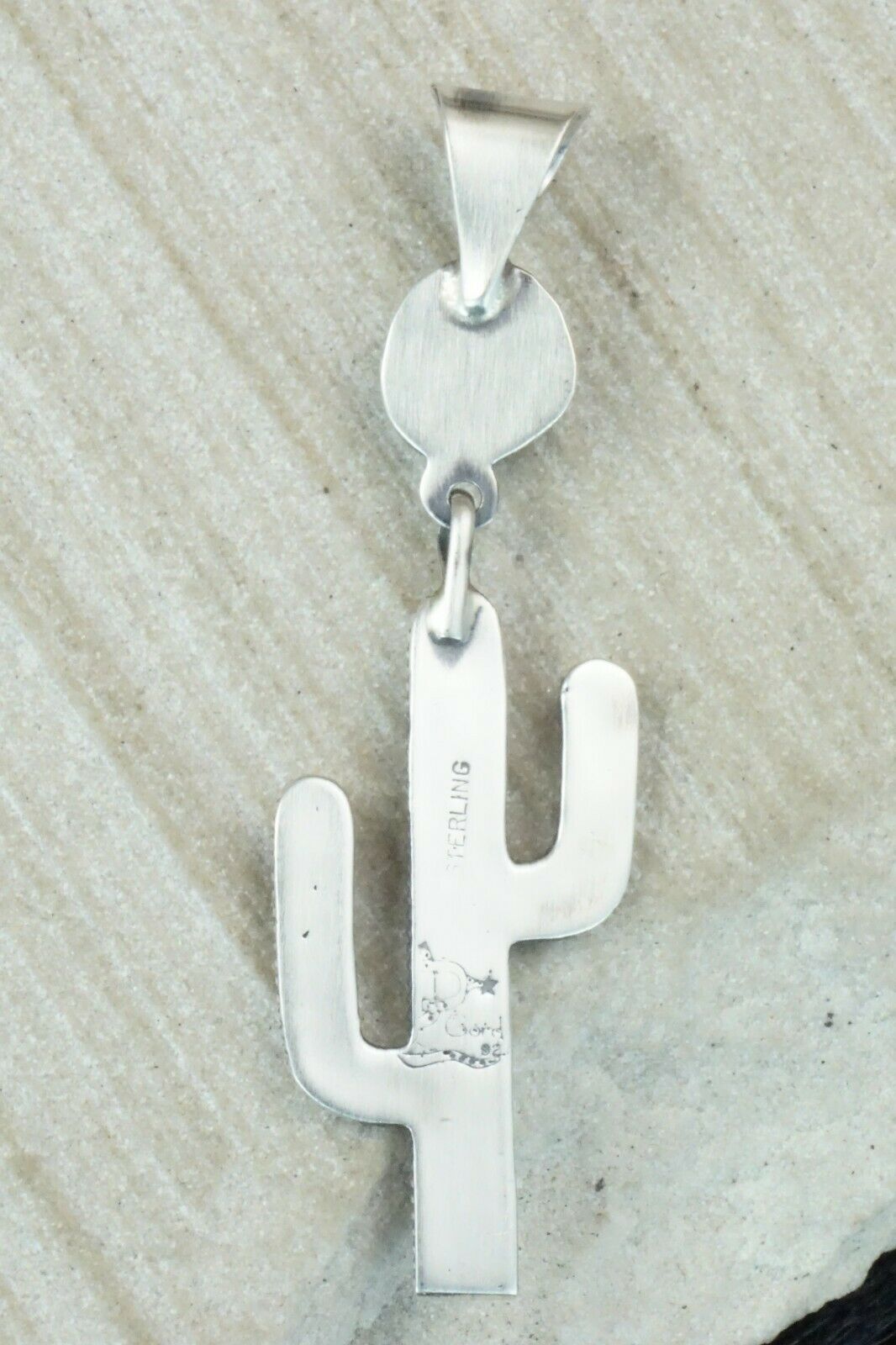 Turquoise and Sterling Silver Pendant - Annie Spencer
