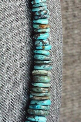 Turquoise & Sterling Silver Necklace - Navajo