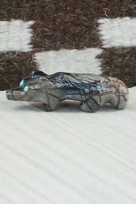 Wolf Zuni Fetish Carving - Taylor Gia