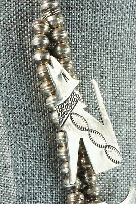Sterling Silver Squash Blossom Necklace - Navajo