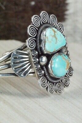 Turquoise and Sterling Silver Bracelet - Jess Martinez