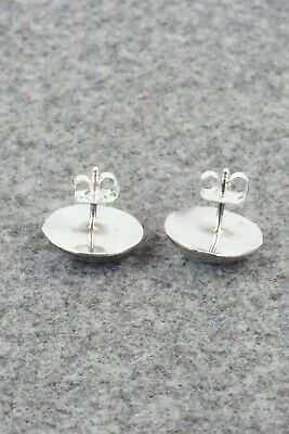 Turquoise & Sterling Silver Earrings - I Tom
