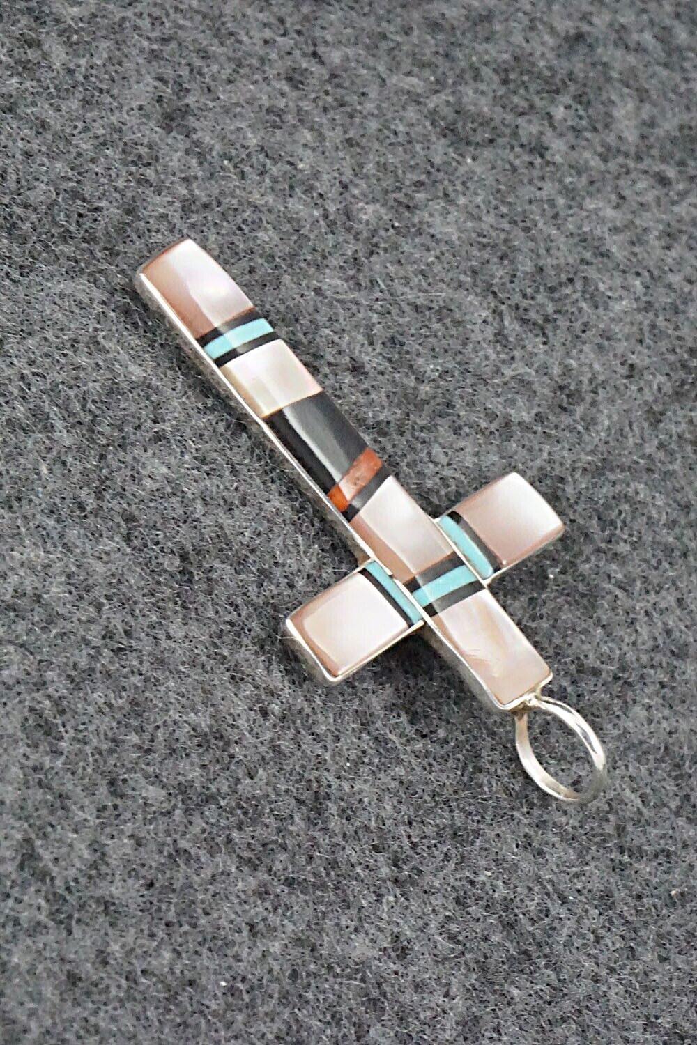 Multi Stone & Sterling Silver Pendant - Bobby Sanchez