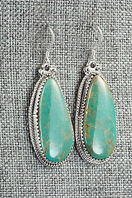Turquoise & Sterling Silver Earrings - Sharon McCarthy