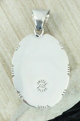 White Buffalo & Sterling Silver Pendant - Wydell Billie