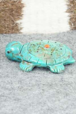 Turtle Zuni Fetish Carving - Reynold Lunasee