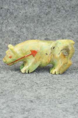 Mountain Lion Zuni Fetish Carving - Andres Quandelacy