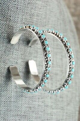 Turquoise & Sterling Silver Earrings - Joanne Cheama