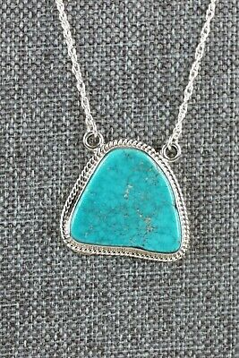 Navajo Turquoise & Sterling Silver Necklace - Annie Spencer