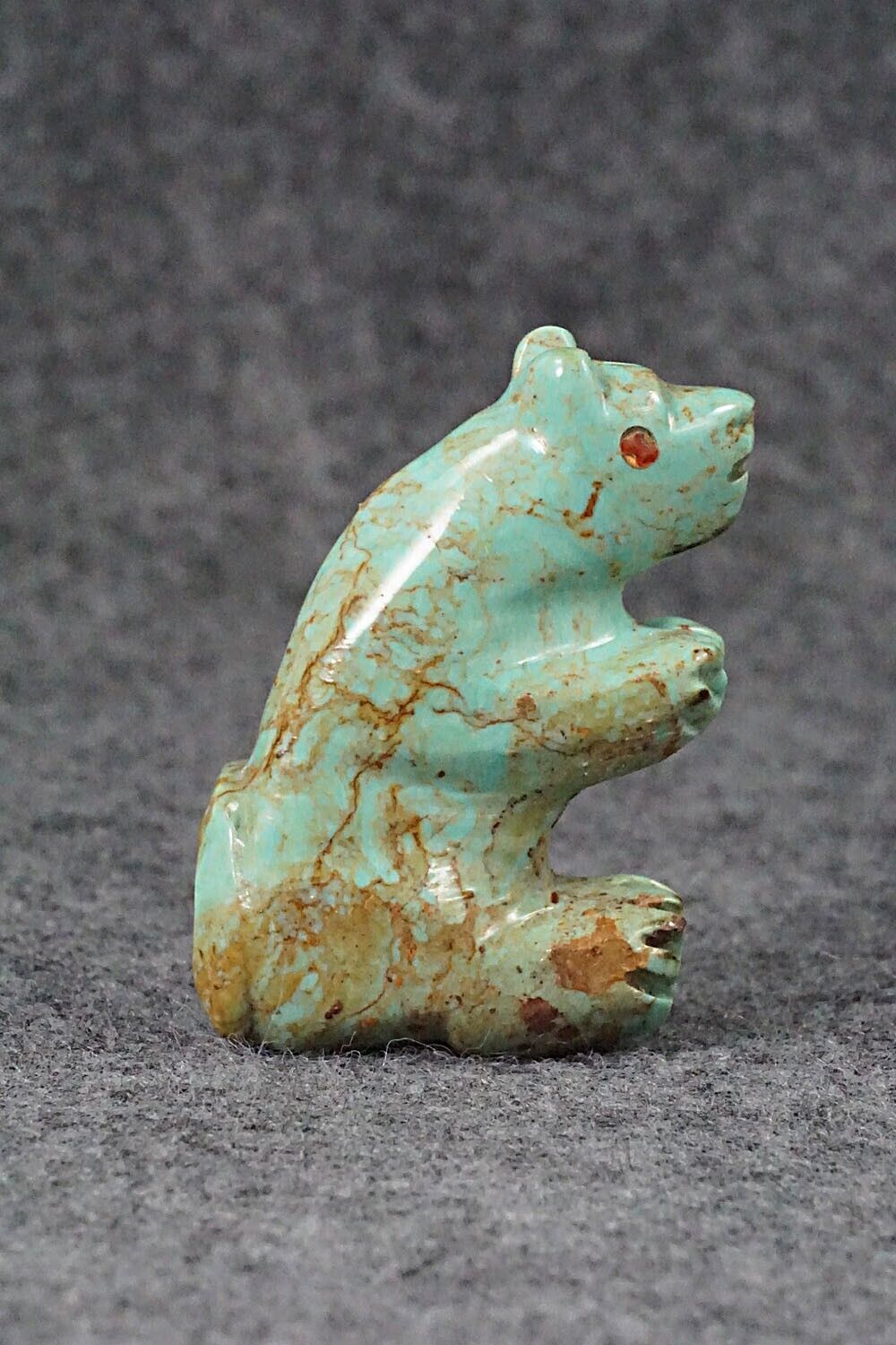 Mountain Lion Zuni Fetish Carving - Andres Quandelacy