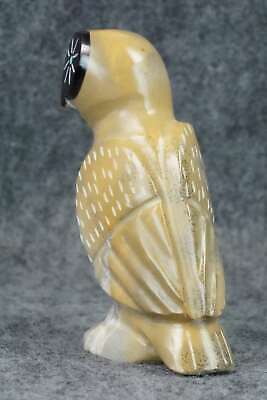 Owl Zuni Fetish Carving - Enrike Leekya