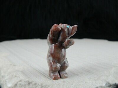 Bear Zuni Fetish Carving - Leo Pincion - High Lonesome Trading