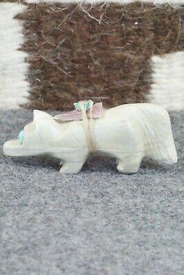 Wolf Zuni Fetish Carving - Taylor Gia - High Lonesome Trading