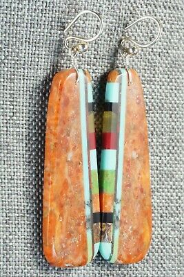 Multi Stone & Sterling Silver Earrings - Ronald Chavez