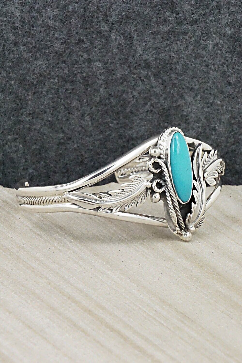 Turquoise & Sterling Silver Bracelet - Andrew Vandever