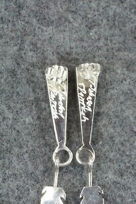 Turquoise & Sterling Silver Earrings - Terrence Panteah
