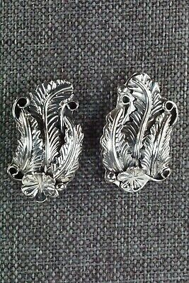 Sterling Silver Earrings - Harry B Yazzie
