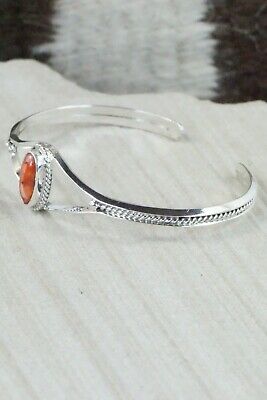 Navajo Spiny Oyster & Sterling Silver Bracelet - Grace Kenneth