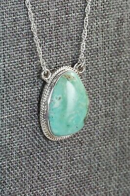 Navajo Turquoise & Sterling Silver Necklace - Annie Spencer