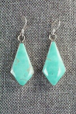 Turquoise & Sterling Silver Earrings - Irvin Tsosie
