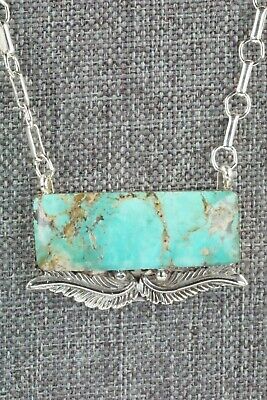 Turquoise & Sterling Silver Necklace - Greg Yazzie