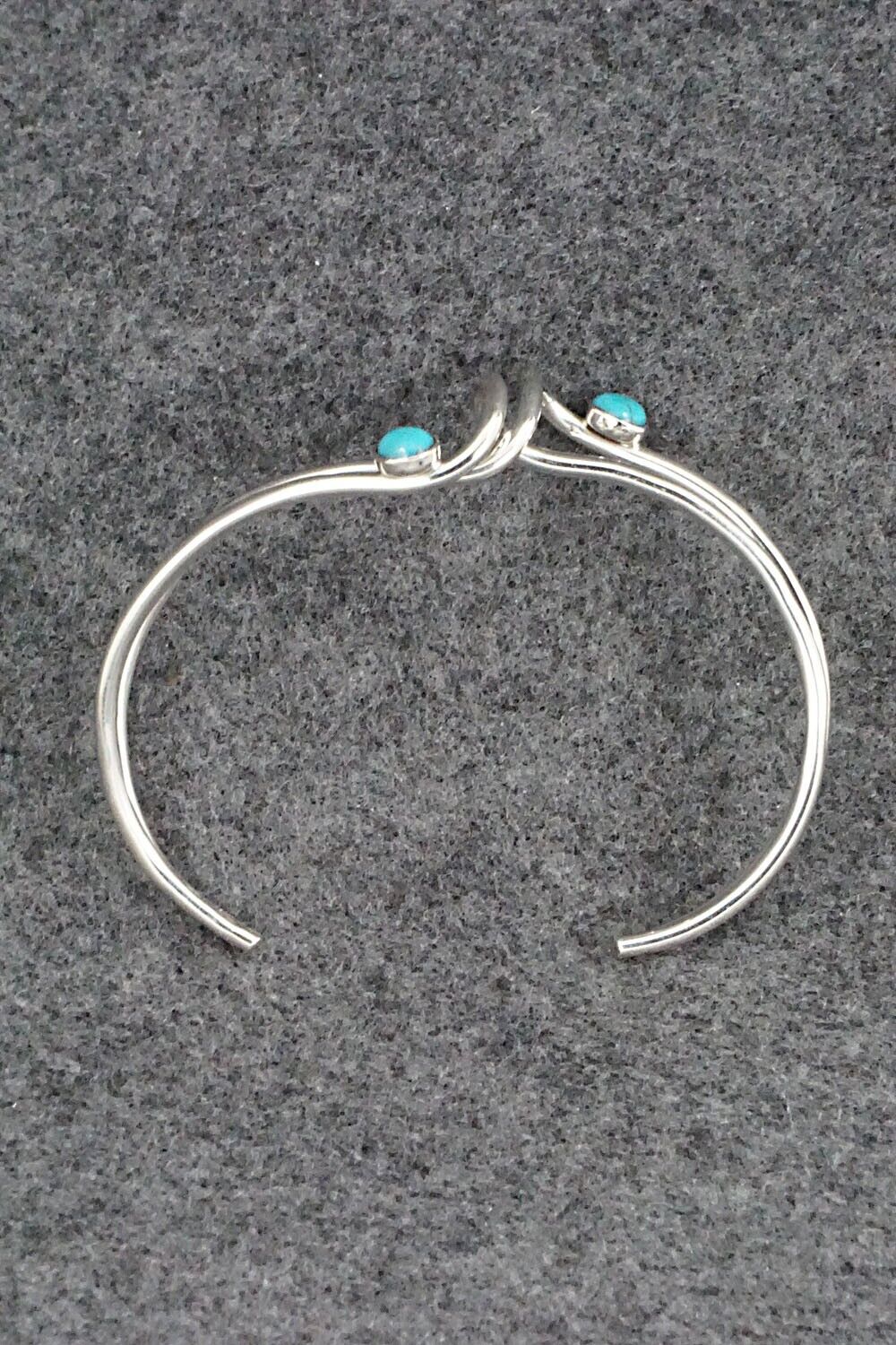 Turquoise & Sterling Silver Bracelet - Yolanda Skeets