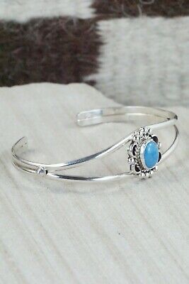 Navajo Turquoise & Sterling Silver Bracelet - Jan Mariano