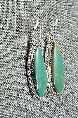 Turquoise & Sterling Silver Earrings - Sharon McCarthy
