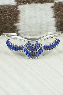 Lapis & Sterling Silver Bracelet - Stewart Nakatewa