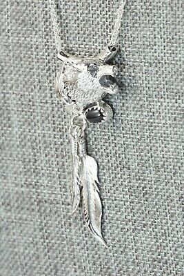 Onyx & Sterling Silver Necklace - Genevieve Francisco