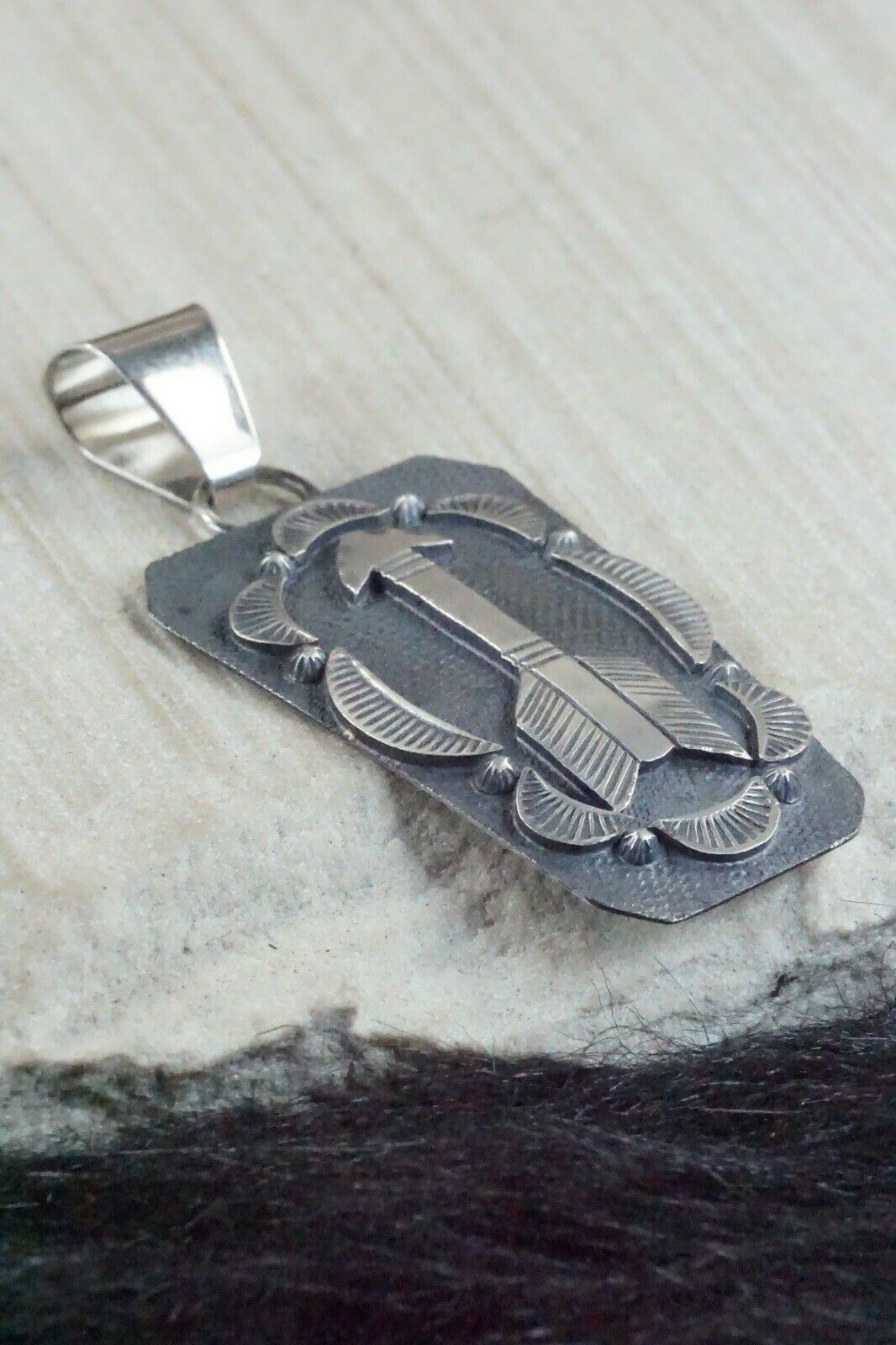 Sterling Silver Pendant - Native American