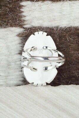 Turquoise & Sterling Silver Ring - Samuel Yellowhair - Size 8.75
